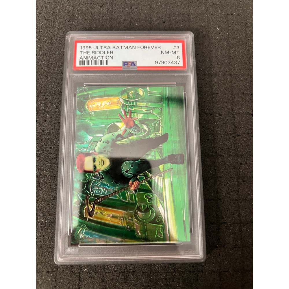1995 FLEER ULTRA BATMAN FOREVER ANIMACTION #3 THE RIDDLER ANIMACTION
